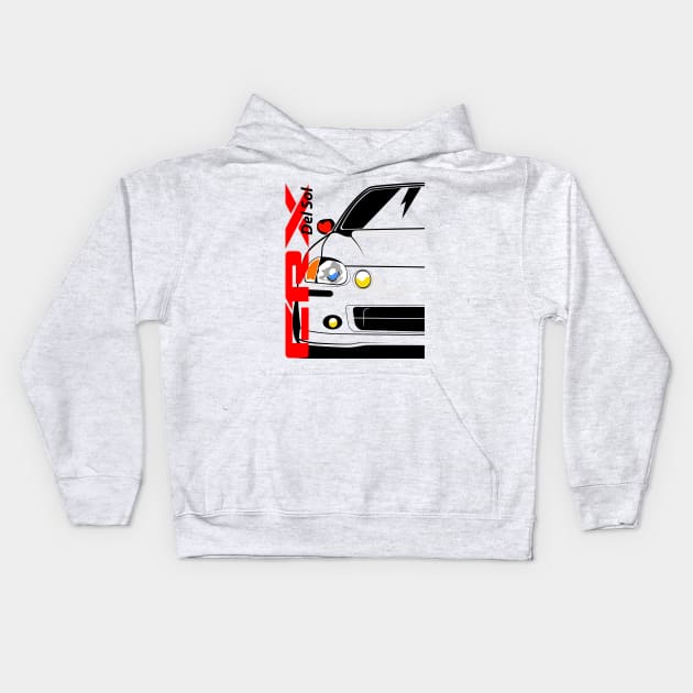 CRX Del Sol Kids Hoodie by gaplexio